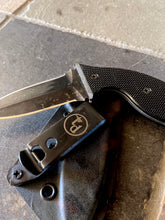 Punchbadger- DE, Black scales, Acid etched with markings. Custom camo.