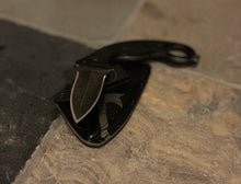Punchbadger- single Graymatter pattern-Double Edged- Acid etched