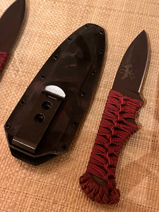 Red- Laser Bloodshark w/ Double Ridge wrap- Deep Carry